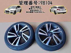 H27 レヴォーグ VMG 225/45R18/5穴 タイヤ・ホイール2本