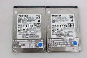 TOSHIBA MQ01ABD100 1TB 2.5 HDD SATA 動作品 2個セット☆