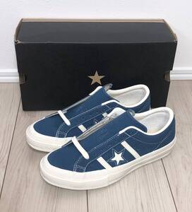 新品 CONVERSE STAR&BARS CANVAS 1CL661 26cm コンバース スター＆バーズ キャンバス ブルー ホワイト 青 紺 白 ジャックスター ワンスター