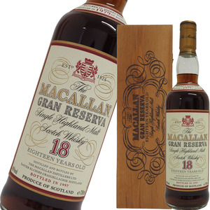 マッカラングランレゼルバ 18年 1997 700ml ウイスキー 箱付き オールド The MACALLAN 未開栓 中古 二次流通品