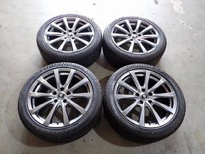 YS10264【送料無料235/45R18】カムリ マークX アコードハイブリッドなどへ 中古夏タイヤセット ★18×8J 114.3/5H ET45★