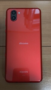 [中古]AQUOS R3 SH-04L 128GB DoCoMo ラグジュアリーレッド SIMロック解除済