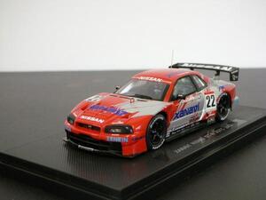 1/43【エブロ】　　P-4　　　ザナヴィ　　ニスモ　　GT-R　　JGTC　2002　　　R34　　【P-409】　【2】