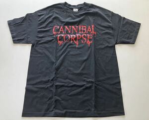 【未使用品】CANNIBAL CORPSEカンニバル・コープス ロゴTシャツ 黒 XLサイズ