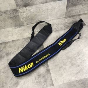 #F05 ニコン Nikon Professional プロストラップ ブルー ブラック