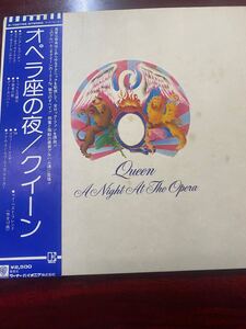 中古】LP クイーン(QUEEN)「A Night At The Opera オペラ座の夜 (1975年・P-10075E・プログレ・アリーナロック・グラムロック)