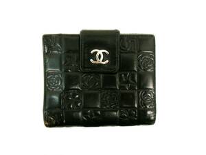 本物税込シャネル アイコン Wホック財布【CHANEL】