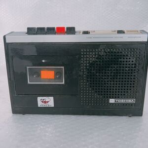 TOSHIBA東芝 KT-212 カセットレコーダー 昭和レトロAV機器 　当時物 中古/現状品　動作未確認　ジャンク組み換え 部品取り等に 641