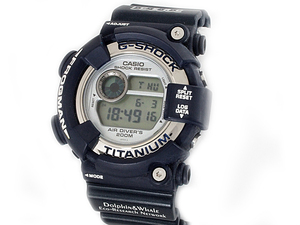 富士屋 ◆カシオ CASIO Gショック フロッグマン FROGMAN DW-8201WC マンタ イルクジ ネイビー 腕時計 メンズ クォーツ