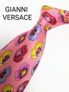 【美品】GIANNIVERSACE/ジャンニヴェルサーチ/花柄/ネクタイ