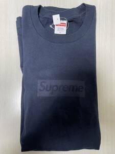 国内正規新品 L Supreme Tonal Box Logo Tee Navy シュプリーム トーナル ボックス