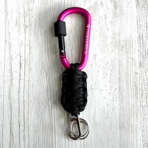 未使用 BEAMS Carabiner Paracord Keyholder ビームス カラビナ パラコード キーホルダー 日本製 JAPAN MADE TACTICAL CORD EDC OUTDOOR