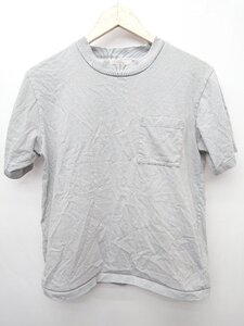 ◇ ADAM ET ROPE アダムエロペ コットン100％ 半袖 Tシャツ　カットソー サイズS グレー レディース P