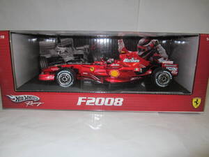 即決 マテル ホットウィール 1/18 フェラーリ F2008 №1 キミ・ライコネン マルボロ仕様 アンテナ/ピトー管交換