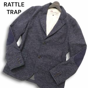 RATTLE TRAP × smart メンズビギ スマート別注 秋冬 コーデュロイ★ 2B テーラード ジャケット Sz.4　メンズ ネイビー　C4T09237_A#N