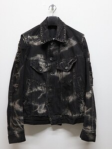 SALE30%OFF/JULIUS・ユリウス/10oz DENIM BLOUSON2/BLACK・2