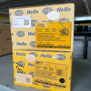 新品 アウディ 90 フォグランプ 左右 純正 hella 