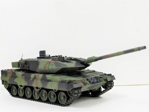 【塗装済み完成品 赤外線バトルシステム付 対戦可能】 HengLong Ver.7.0 2.4GHz 1/16 戦車ラジコン ドイツ レオパルト2 A6 3889-1