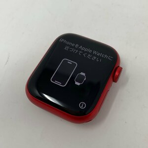 【ジャンク】Apple Watch Series 8 GPS アルミニウム 41mm/32GB/レッド/100％/97YP