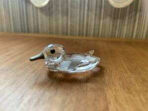 【美品】SWAROVSKI スワロフスキー 置物 アヒル duck ダック ミニ フィギュリン