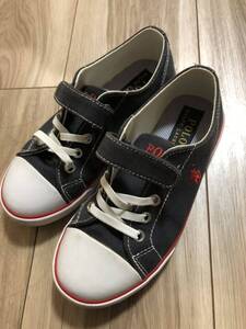 POLO ラルフローレン　スニーカー 黒 19cm　キッズ　 RALPH LAUREN　靴