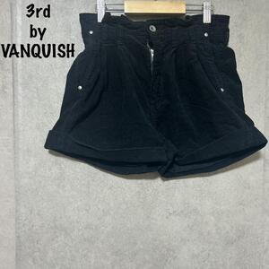 【3rd by VANQUISH】（one）コーデュロイショートパンツ＊黒