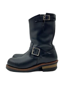 RED WING◆ブーツ/24.5cm/BLK/レザー/D2268//