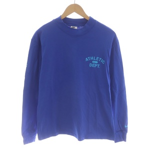 ナイキ NIKE NSW モックネック NCPS L/S Tシャツ カットソー ロンT プルオーバー 長袖 ロゴ S 青 ブルー 水色 FJ5242-480 /SI12