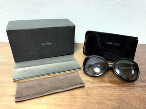 期間限定価格 美品 箱・ケース付き TOM FORD サングラス FT9322 Inhse ブラック × ゴールド グラデーション レンズ