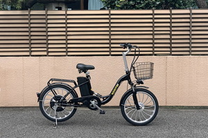 フレア20　モペット　フル電動自転車 48V版大出力モーター搭載 大容量リチウムバッテリー搭載 カゴ付き