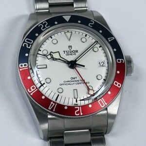 チューダー　チュードル　TUDOR　ヘリテージ ブラックベイ GMT 青赤ベゼル　79830RB　41mm　オパライン