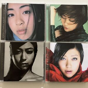 B32425　中古CD　宇多田ヒカル　First love、Deep Rever,Distance,ULTRA BLUE　４枚セット