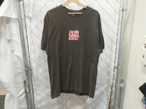 STUSSY SHORT SLEEVE LOGO TEE L BROWN ステューシー ロゴ Tシャツ ブラウン 店舗受取可