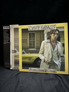 DAVE LEWIS From Time To Time 中古CD　ケースに割れがあるものがあります