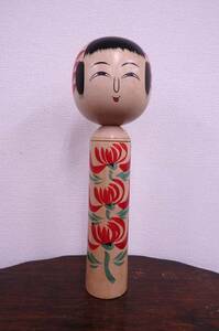 佐藤巳三助 作 高さ約35cm 単品/単体 伝統こけし 伝統工芸/民芸品/工芸品 銘有 郷土玩具 置物 日本人形/日本伝統 J1145-258