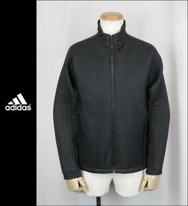 ■■＜美品＞アディダス＜Adidas GOLF＞FULL ZIP side stretch quilting wind JKT＜中綿仕様：M＞■■