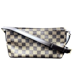 ルイ・ヴィトン LOUIS VUITTON トロターSPO N48049 ブラウン ダミエキャンバス/レザー ショルダーバッグ レディース 中古