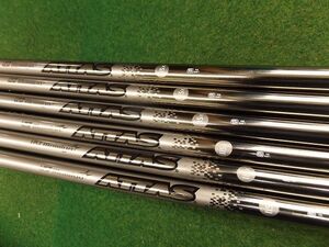 【税込】842 ATTAS IRON 115 X-FLEX 36.5インチから6本セット マミヤ アッタス シャフト単品 .