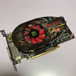 XFX HD-577X-Z5F3 (Radeon HD5770) 1G GDDR5 BOX ★1スロット仕様 中古美品 管理番号SHZ105