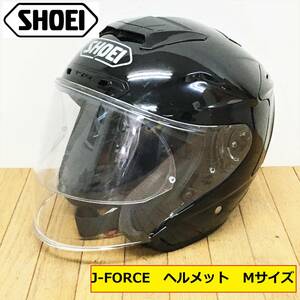 shoei/ジェットヘルメット/j-force4/Mサイズ/フルフェイス/バイク/ツーリング/ショウエイ/ブラック/シールド付き/カスタム用品