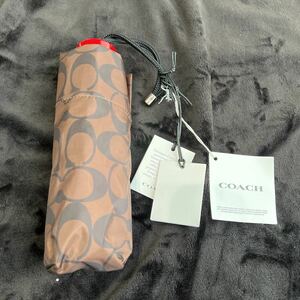 新品 coach コーチ 日傘 UVカット シグネチャー ミニ アンブレラ C4322 RYV 折り畳み傘 折りたたみ傘 傘 レディース コンパクト 