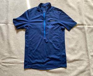 patagonia レディース Tシャツ XSサイズ キャプリーン NAVY ネイビー ランニング サイクリング トレーニング 半袖シャツ 登山 ジョギング