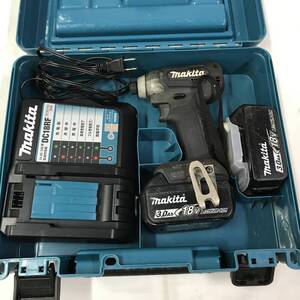 sb8671 送料無料！makita マキタ TD155DRFXB 18V 充電式インパクトドライバ 18V 3.0Ahバッテリ×2 充電器 ケース付き