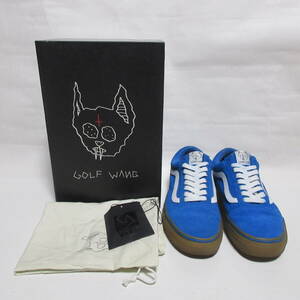 VANS SYNDICATE GOLF WANG OLD SKOOL PRO S BLUE/GUM US6.5 24.5cm バンズシンジケート ゴルフワン オールドスクール 青 ブルー ガムソール