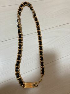 ★CHANEL シャネル★ チェーンベルト ゴールド金具 ラム