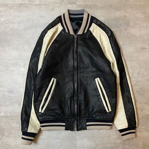 ACANTHUS アカンサス リバーシブル レザージャケット スカジャン L1705-leather souvenir jkt アウター Sサイズ スーベニアジャケット