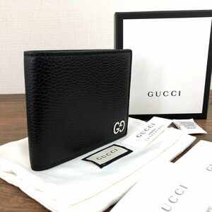 ☆送料無料☆ 未使用品 GUCCI 札入れ 473916 ドリアン ブラック 箱付き 35