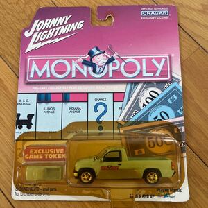 Johnny Lightning ジョニーライトニング MONOPOLY モノポリー シボレー シルバラード ピックアップトラック