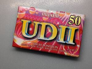 maxell UDII 50 カセットテープ TYPE II HIGH (CrO2) POSHITION 未開封品 マクセル ハイポジション クロームテープ 50分 UD2-50J