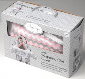 新品 BABY LOUNGE Luxe カート カバー プロテクター 赤ちゃん 幼児用 6か月～4歳 15kgまで ショッピングカート ハイチェアーなどに ２